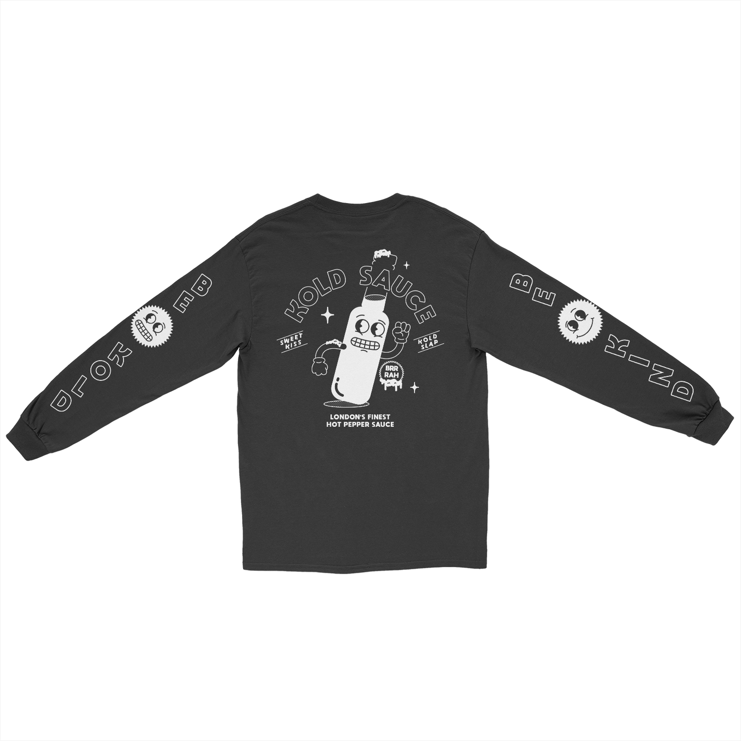 L/S TEE BLACK - ALIVE AND KICKIN'