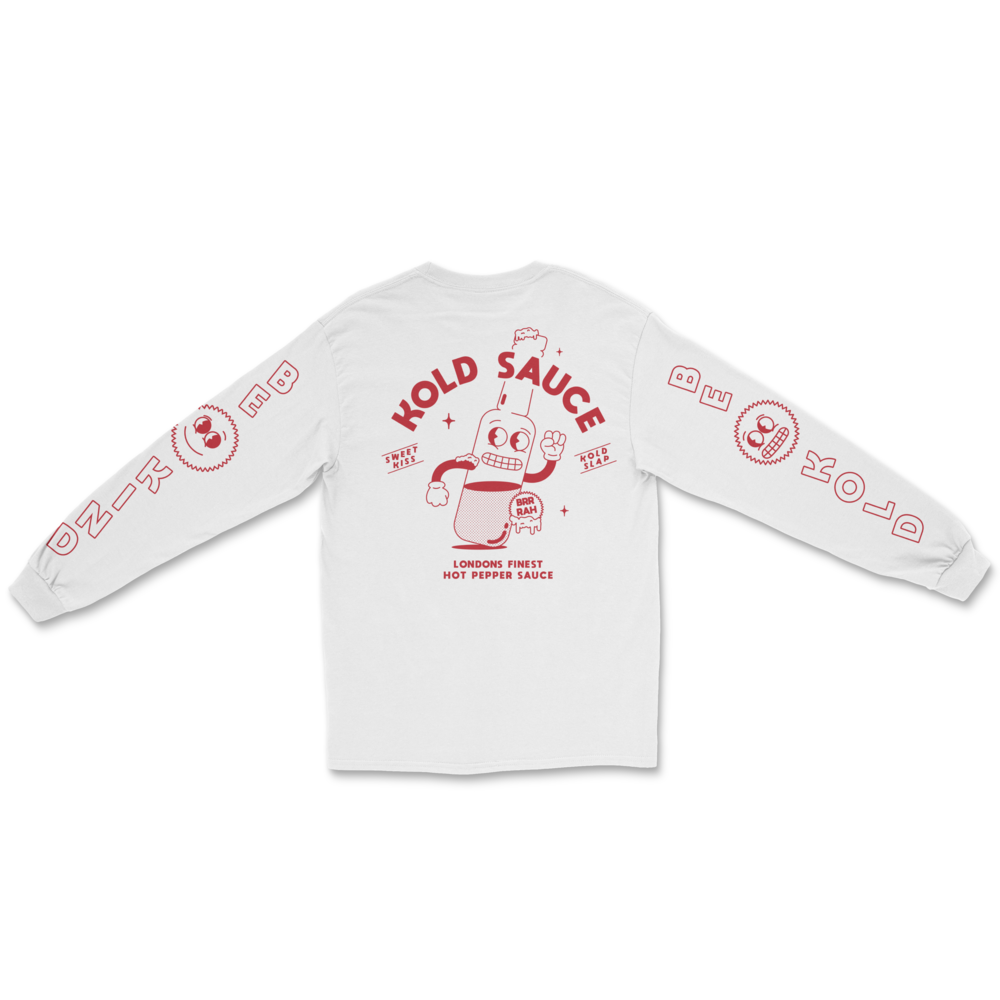 L/S TEE RED - ALIVE AND KICKIN'