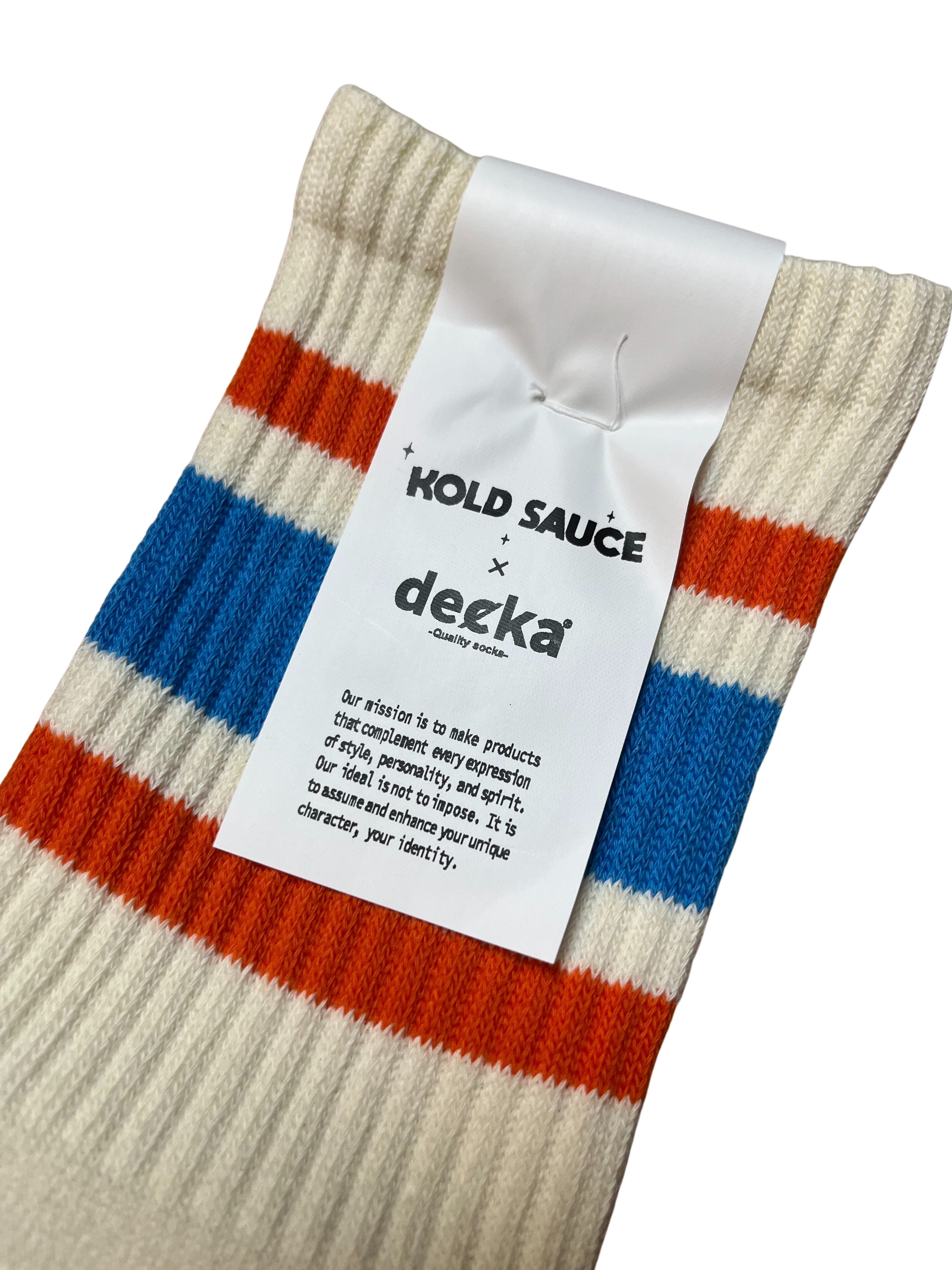 Kold Sauce x Decka Quality Socks -80s Kold Skater Socks