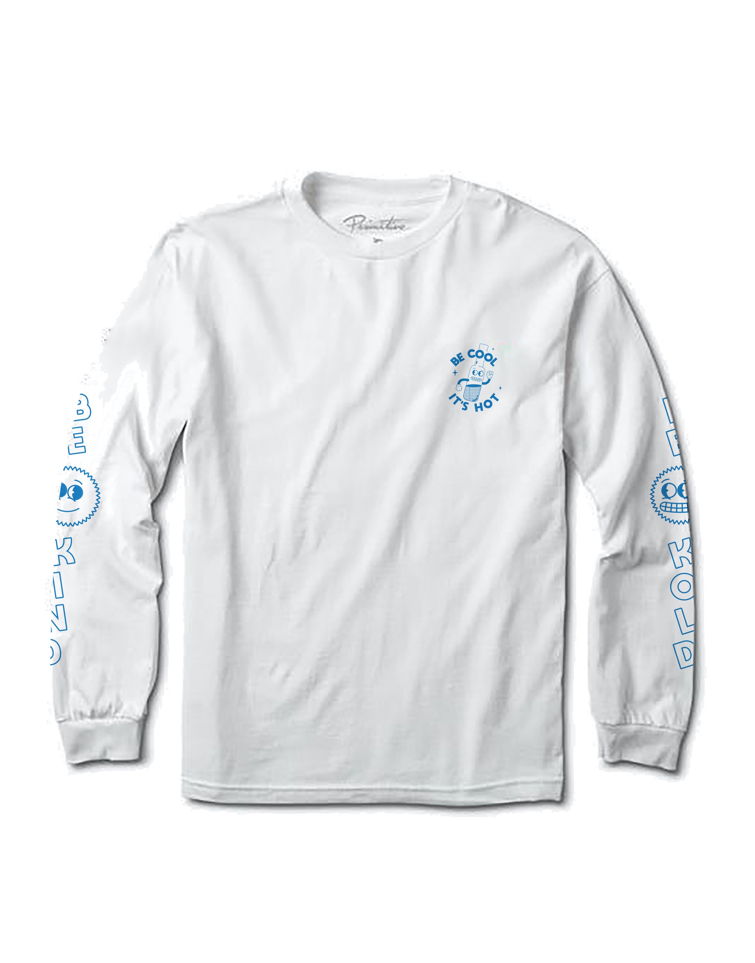 L/S TEE BLUE - ALIVE AND KICKIN'